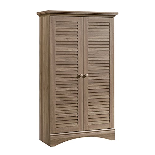 Sauder Sauder Harbor View Storage Cabinet/ Pantry Cabinet, Salt Oak fi — Build quality and design details up close