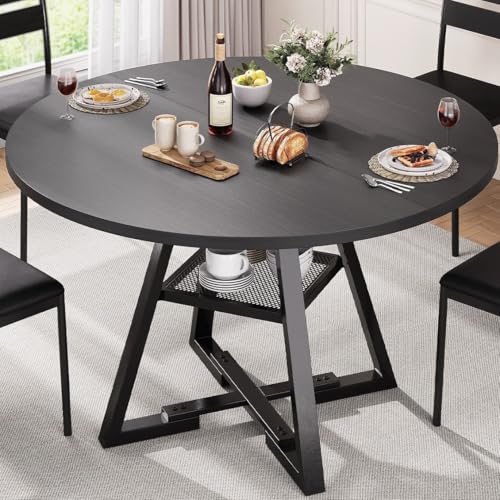 Jocoevol Jocoevol Round Dining Table for 4,Kitchen Dining Room Circle — Our recommended pick for most buyers