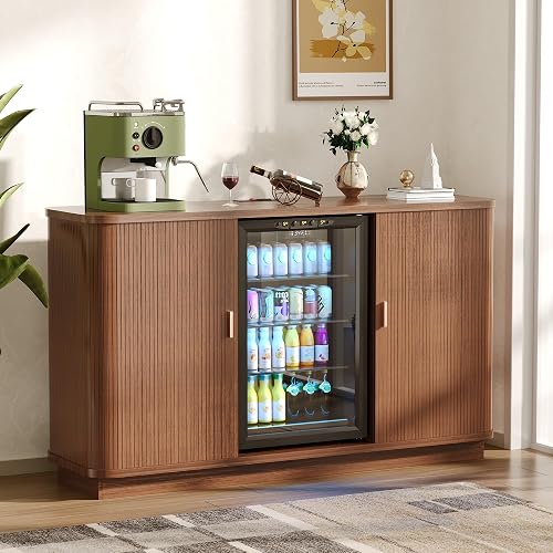 Lurinthal Coffee Bar Cabinet with Fridge Space, Liquor Wine Bar Cabine — Durability testing under extreme conditions