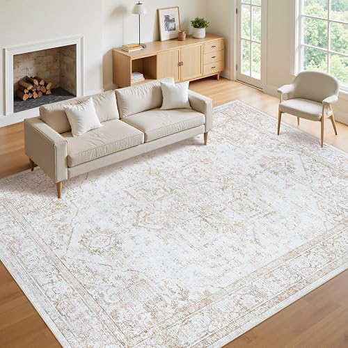 8x10 Area Rugs for Living Room:Beige Washable Vintage Medallion Rug No — Final verdict and top picks lineup